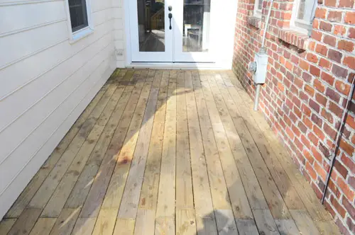 Powerwash 4 Deck vorher