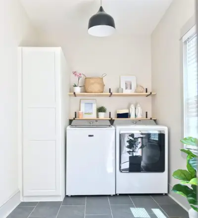 Strandhuis Wasserij Mudroom Recht Telefoonfoto