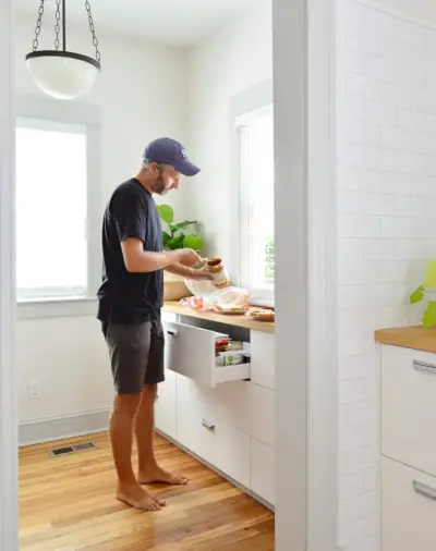 Beach House Kitchen Organization John In Pantry