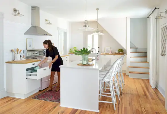 Cómo organizamos la cocina de la casa de playa