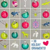 38 ornamenti natalizi