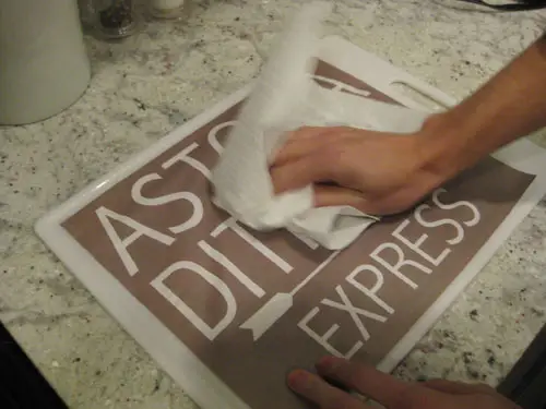 DIY Wood Sign Papertowel