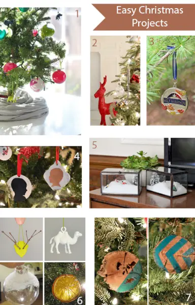 Gemakkelijke kerstprojecten DIY-ornamenten Vakantiedecoratie