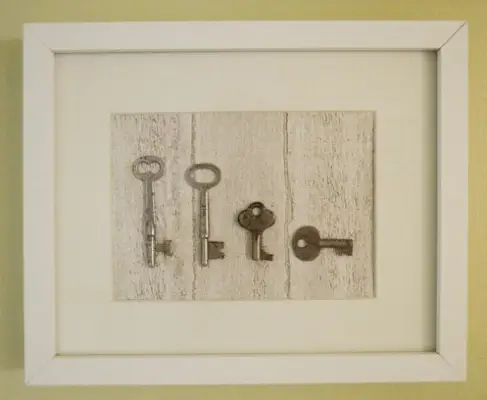 Utilizarea tastelor personale pentru a crea Shadowbox Art