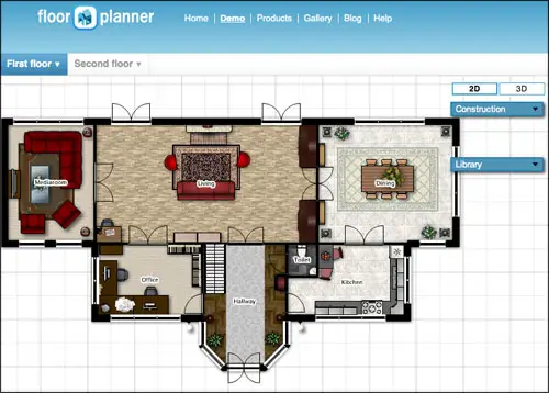 Planläggare Layout Våning P