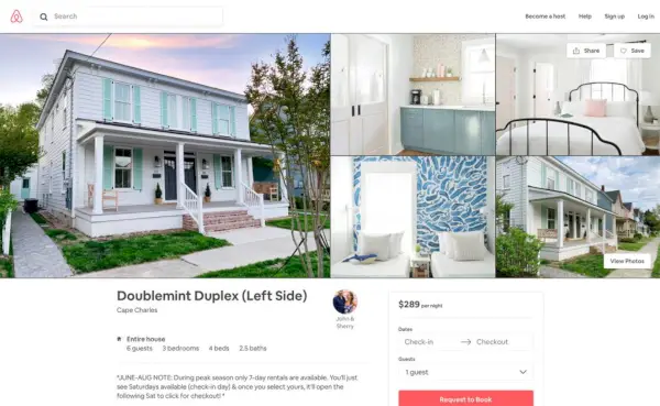 Annonce Duplex Airbnb Côté Gauche