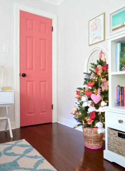 Décoration de Noël 2018 Arbre de chambre de filles