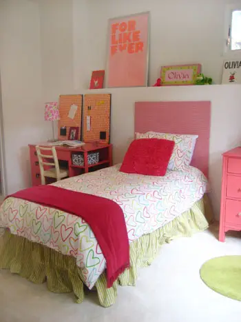 Olivia's kamer na make-overpin