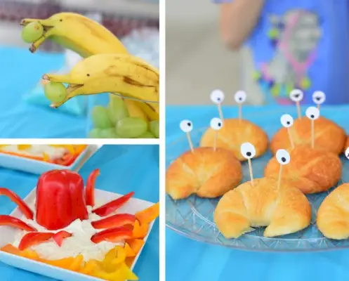 „Under the Sea Party Food Grid“.