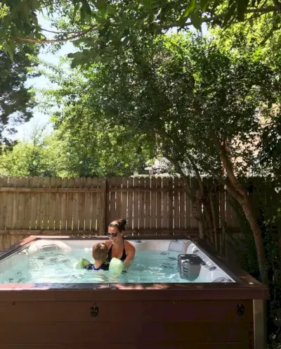 Ep107 Sherry Hot Tub Backyard Daytime