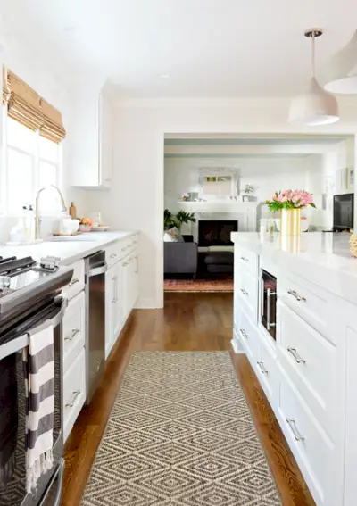 Kitchen Remodel Final Ballard Rug Toward Living 450