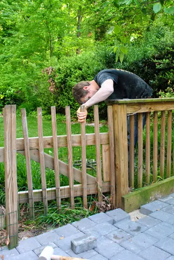 Patio John Removing Gate