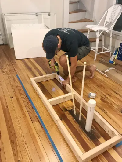 Beach House Kitchen John Screwing Island In