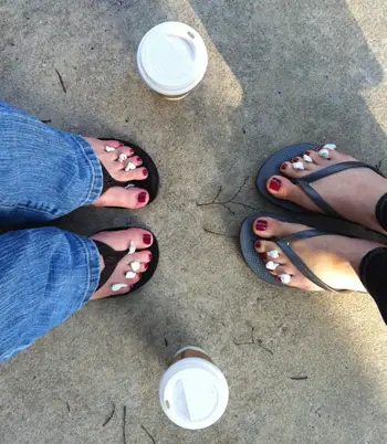 Pedicure Starbucks