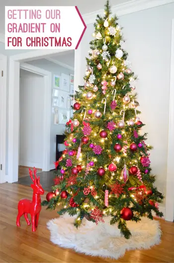 Come realizzare un albero di Natale con gradiente Ombre