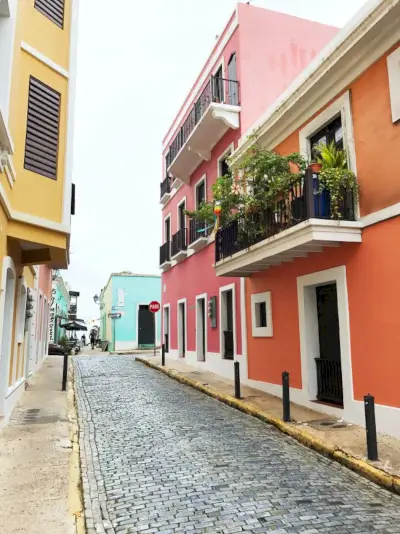 Porto Rico Vieux San Juan Pare coloré