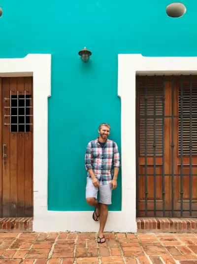 Puerto Rico Colorit Old SanJuan Teal John