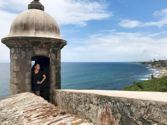 Porto Rico Castillo Sherry surplombant