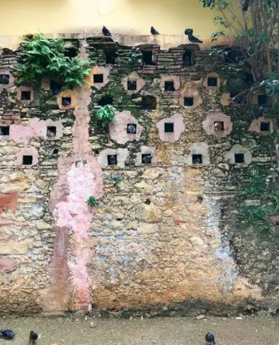 Vecchio muro del piccione di San Juan di Porto Rico