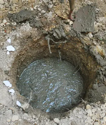 10. fedélzet Cement In Hole