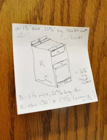 Croquis du micro-ondes 13