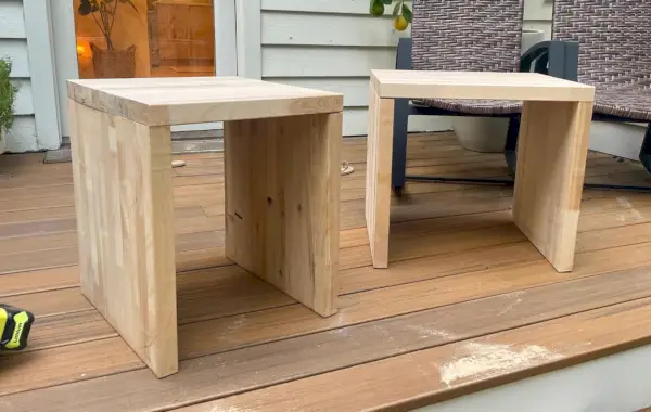 DIY natborde groft samlet fra Butcher Block