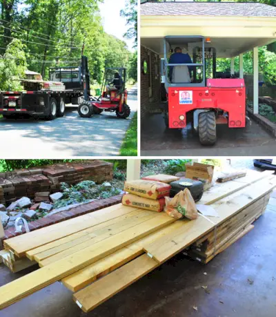 Cómo reunir materiales para construir una terraza