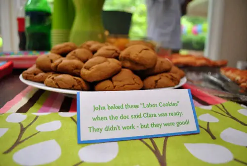 Carte de cookies de travail