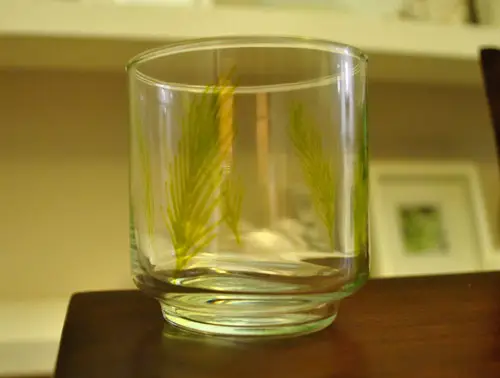 DIY Glas Tumbler Pine