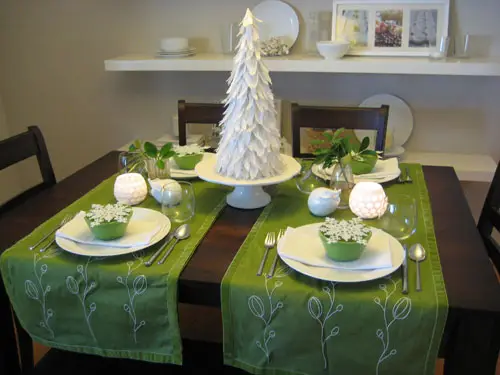 7 configurações de mesa festiva para o Natal