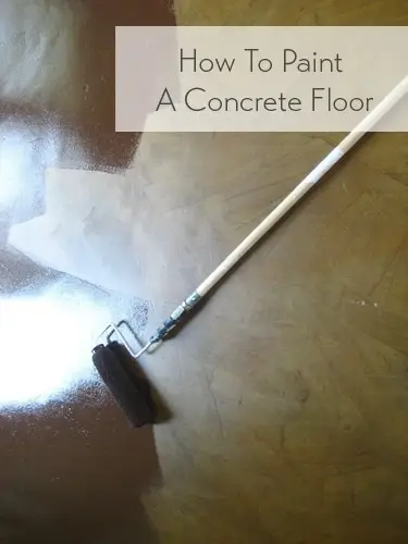 Como pintar um piso de concreto