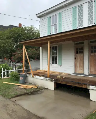 Béton extérieur duplex pour marches coulé