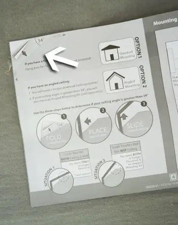 Ventilator cu 3 colțuri