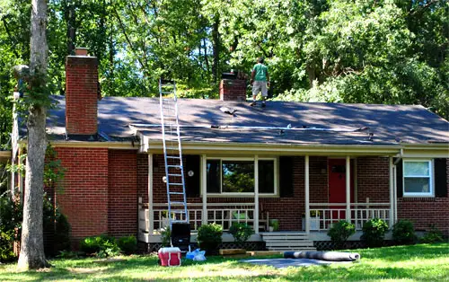 Roof Progress Shot