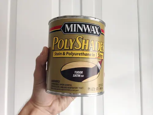 Lattina Minwax PolyShades con finitura Tudor Satin