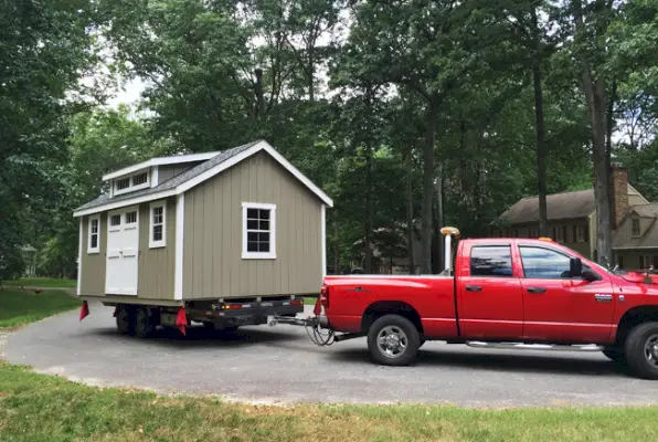 Shed-Delivery-Truck-In-Cul-De-Sac