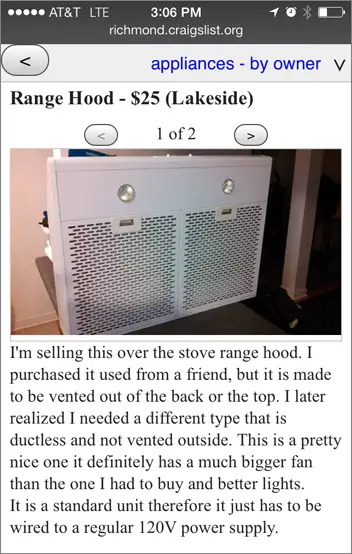 Hood 2 Craigslist oglas