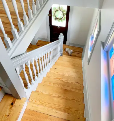 Ajout d'un tapis d'escalier en sisal