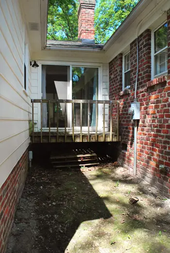 Démonstration d'un balcon pour construire une terrasse