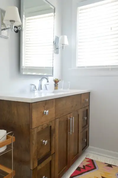 Richmond Rental Renovering Badrum Dark Vanity