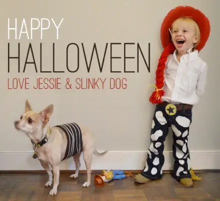 Costumi Jesse e Slinky Dog fatti in casa da Toy Story