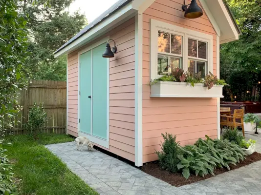 Portes de hangar de jardin Beach House