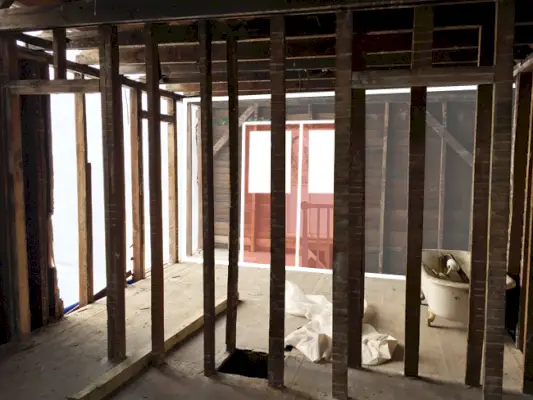 Idée de chambre arrière reconstruite d'une maison de plage