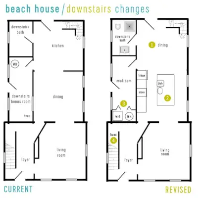 visite-de-la-maison-de-plage-en bas-changements-plan-d'étage