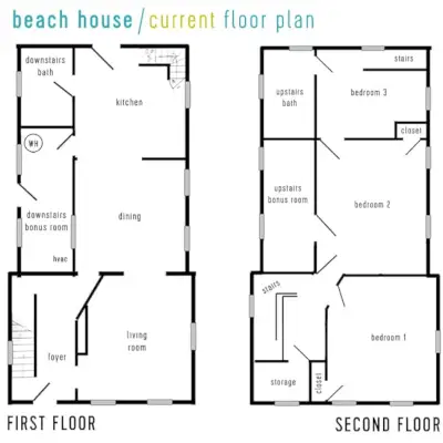 Videotour en plattegrond van het strandhuis