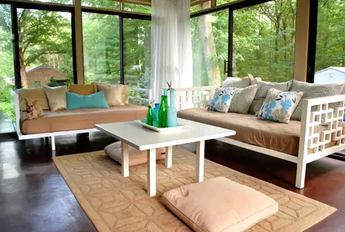 Sunroom After Daybeds