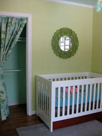 Mirror Nursery Makeover Aft