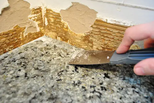 Backsplash Scraping Caulk