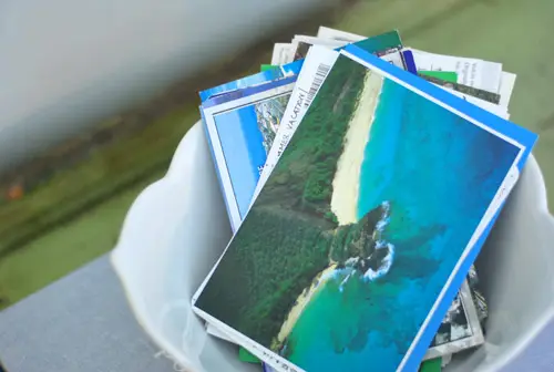 Détail des cartes postales du buffet