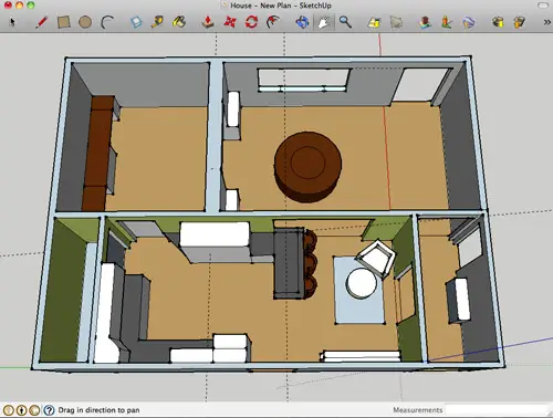 3D-schets omhoog 1